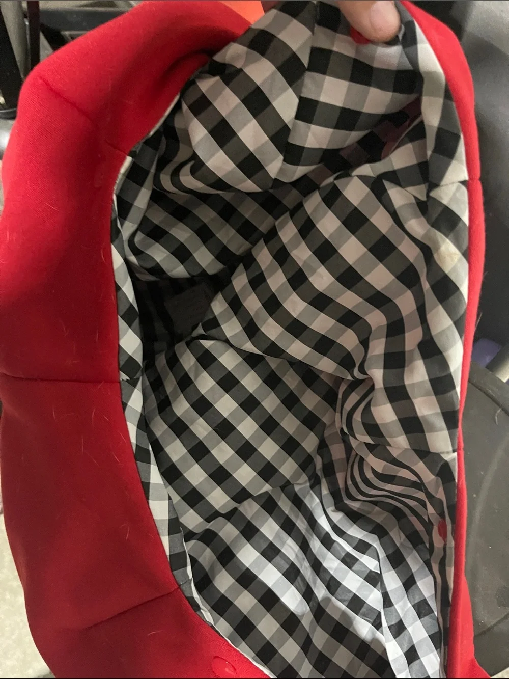 Red Crossbody Sling Bag for dogs